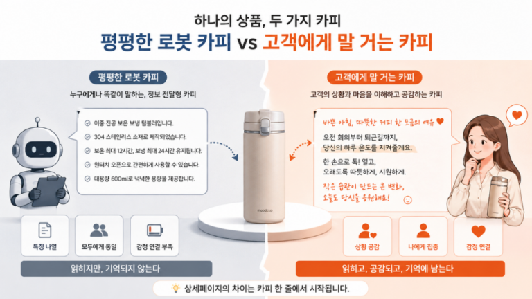 뻔한 AI 상세페이지 기획이 고민이라면? 자사몰 페르소나 주입하는 법