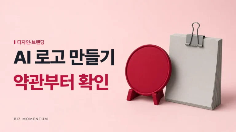 AI 로고 만들기 뚝딱? ‘이 약관’ 확인 안 하면 나중에 다 바꿔야 합니다