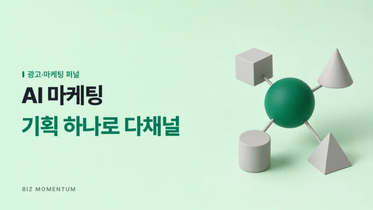 AI 마케팅의 핵심은 ‘콘텐츠 대량 자동화’입니다: 하나의 기획을 다채널로 파생시키는 법