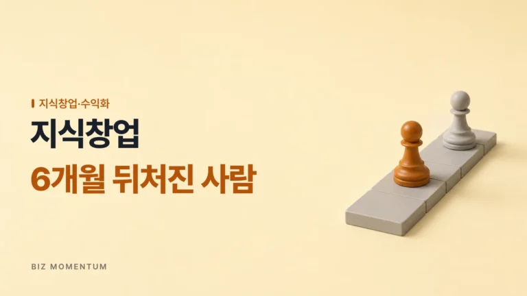 지식창업, ‘나보다 6개월 뒤처진 사람’에게 파는 게 정답